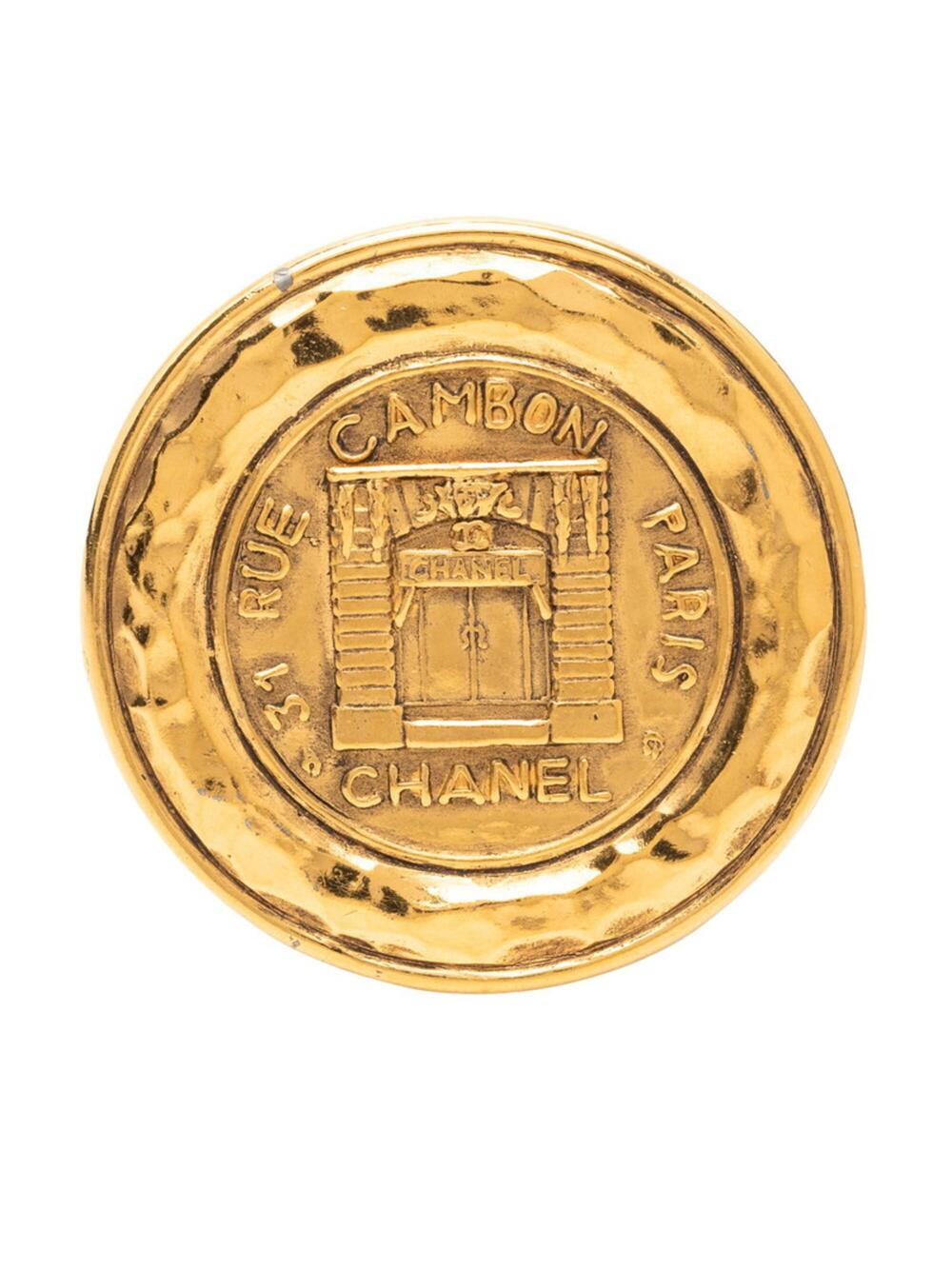 Chanel Round Brooch Metal #317613C56B